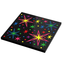 B3 Customs® 80's Arcade Carpet (Bursts) - Custom Printed 6x6 Tile for LEGO MOCs (Online Order Only)