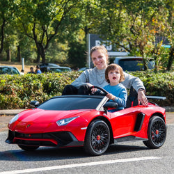 Officially Licensed Lamborghini Aventador 24V 2-Seater Ride-On