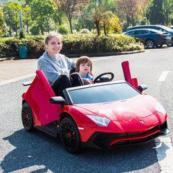 Officially Licensed Lamborghini Aventador 24V 2-Seater Ride-On