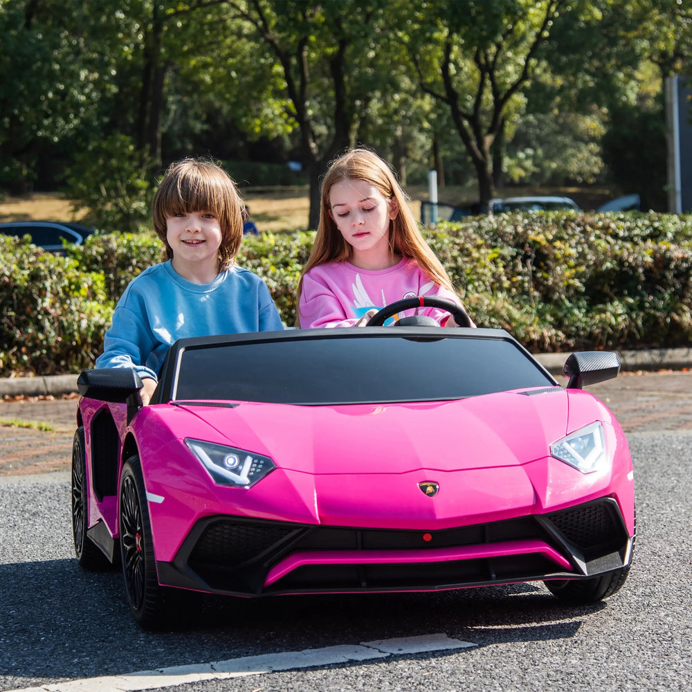 Officially Licensed Lamborghini Aventador 24V 2-Seater Ride-On