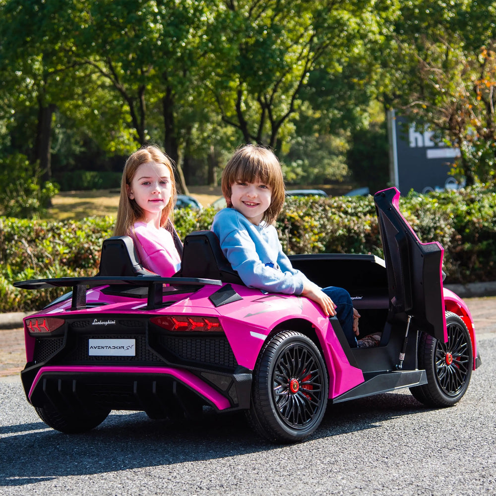 Officially Licensed Lamborghini Aventador 24V 2-Seater Ride-On