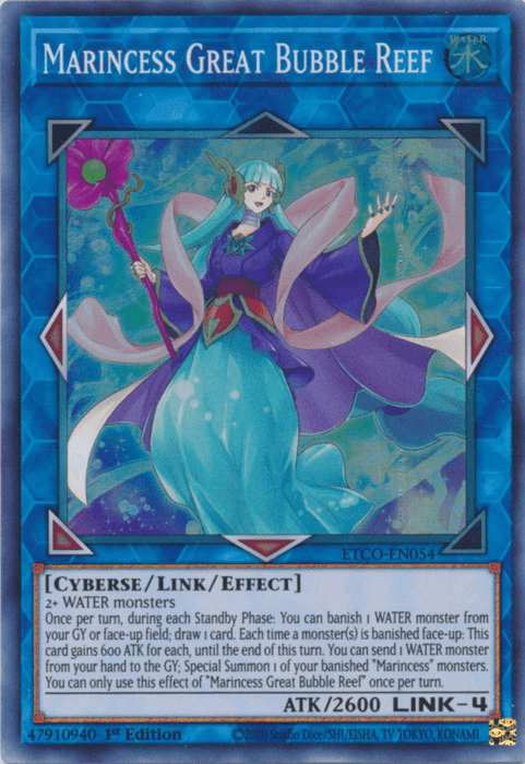 Marincess Great Bubble Reef [ETCO-EN054] Super Rare (ONLINE ORDER ONLY)