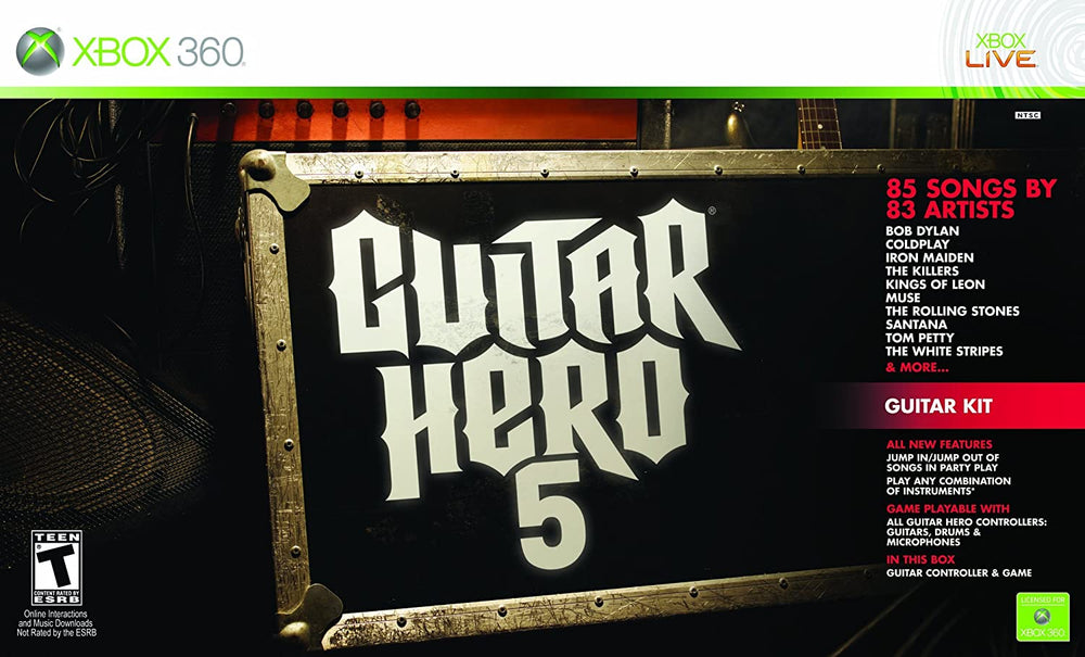Guitar Hero 5 with Guitar (Xbox 360) (ONLINE ORDER ONLY)