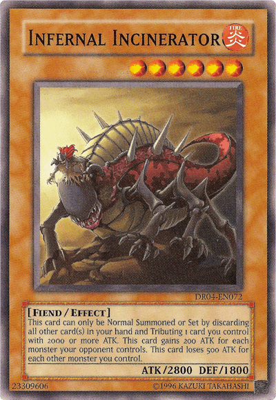 Infernal Incinerator [DR04-EN072] Common (ONLINE ORDER ONLY)