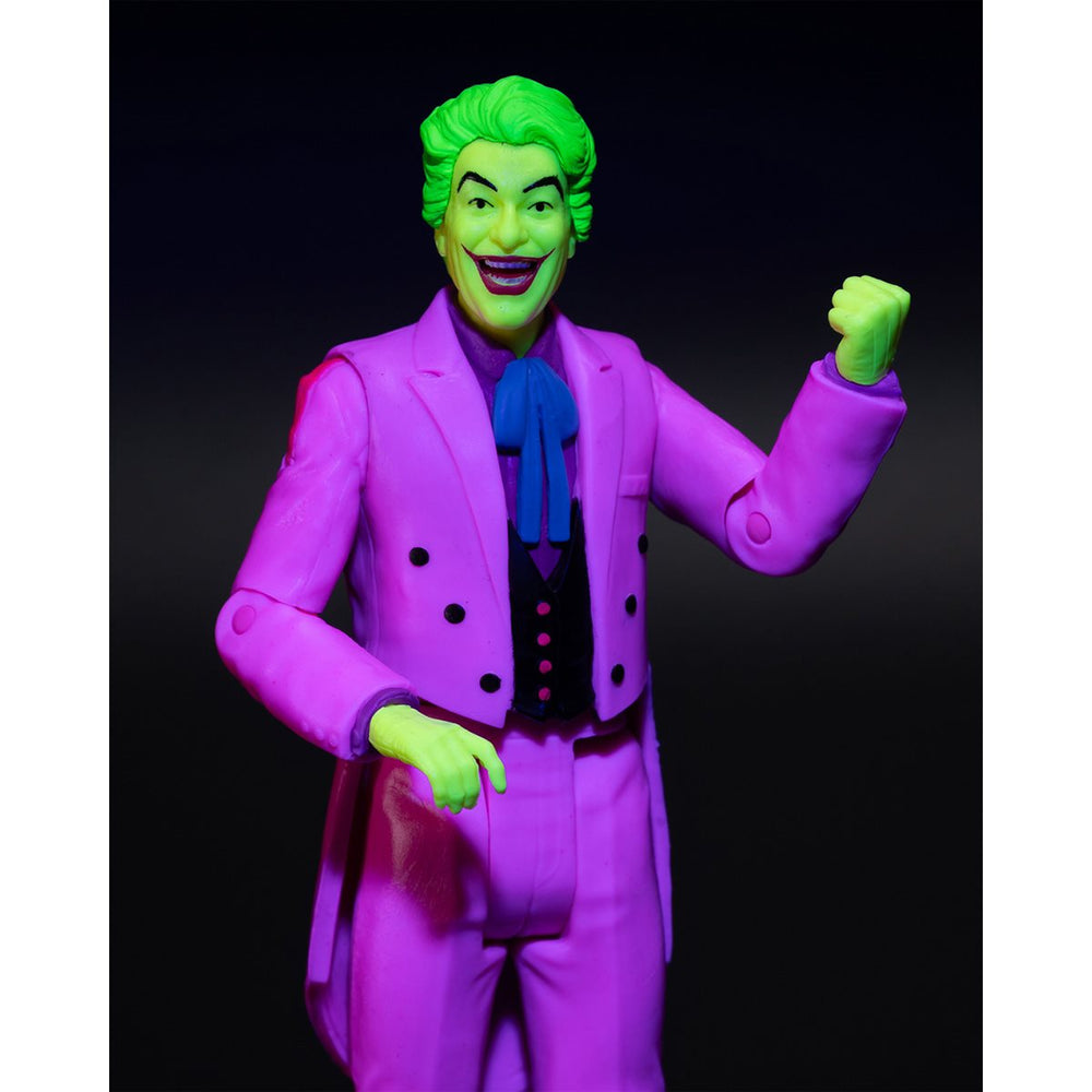 DC Retro The Joker Batman: Classic TV Series Black Light Gold Label 6-Inch Action Figure - Entertainment Earth Exclusive (Online Order Only)
