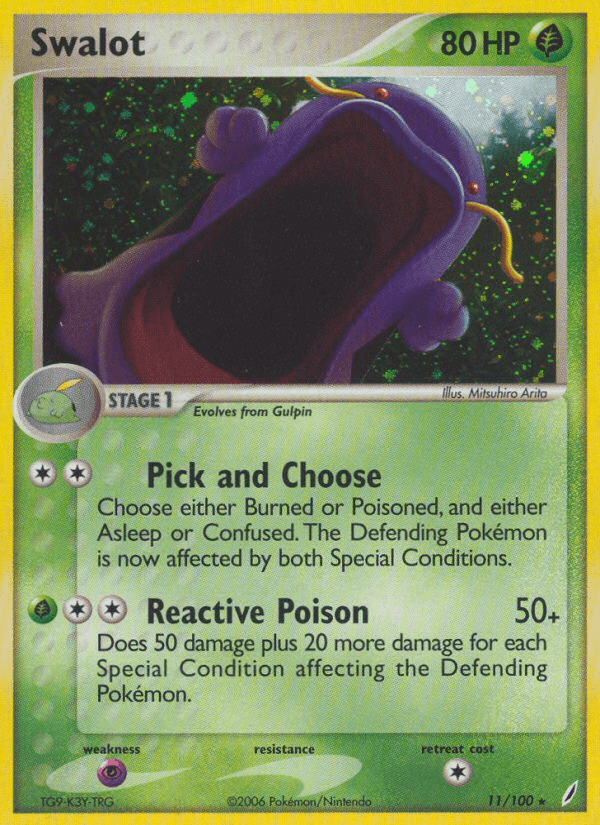 Swalot (11/100) [EX: Crystal Guardians] (Online Only)