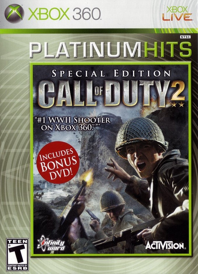 Call of Duty 2: Special Edition (Without DVD) (Platinum Hits) (Xbox 360) (ONLINE ORDER ONLY)