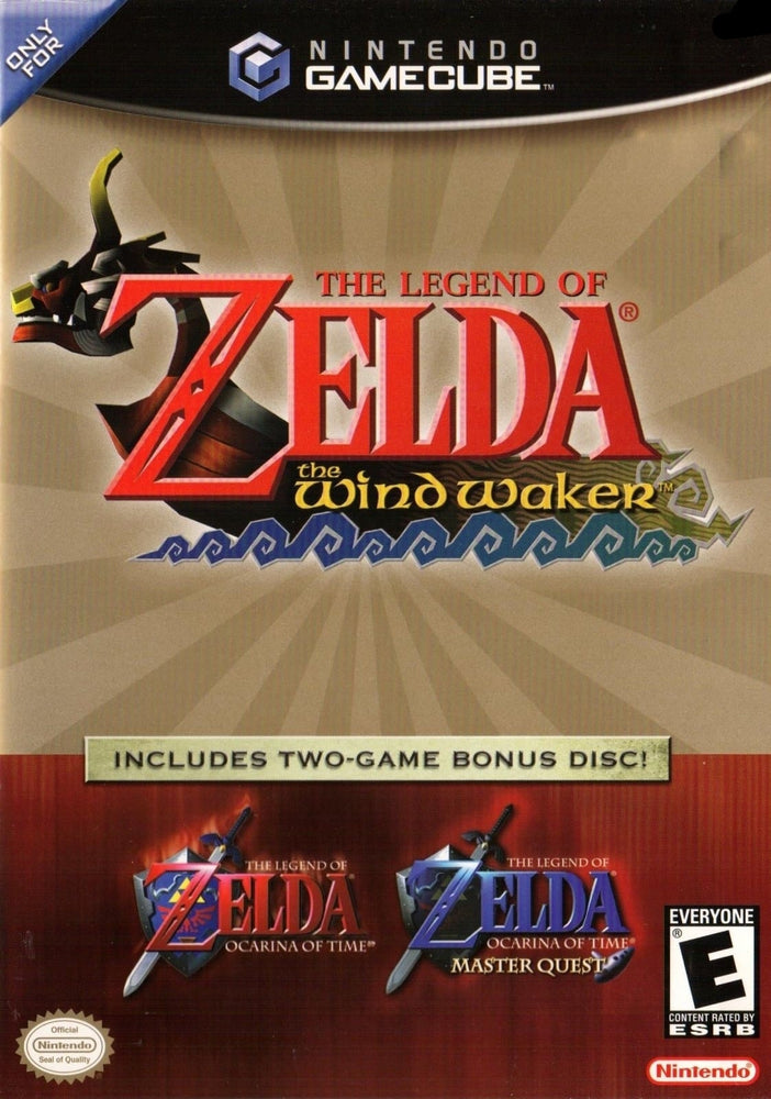 The Legend of Zelda: The Wind Waker / The Legend of Zelda: Ocarina of Time / Master Quest (GameCube) (Online Order Only)