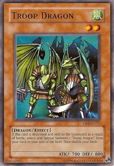 Troop Dragon [DB2-EN157] Common (ONLINE ORDER ONLY)
