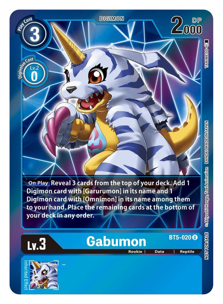 Gabumon [BT5-020] (Event Pack 2) [Battle of Omni] (ONLINE ORDER ONLY)