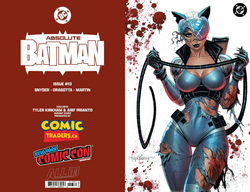 [FOIL] ABSOLUTE BATMAN #13 TYLER KIRKHAM EXCLUSIVE BATLLE DAMAGED NYCC EXCLUSIVE CATWOMAN VIRGIN VAR (10/08/2025) (ONLINE ORDER ONLY)