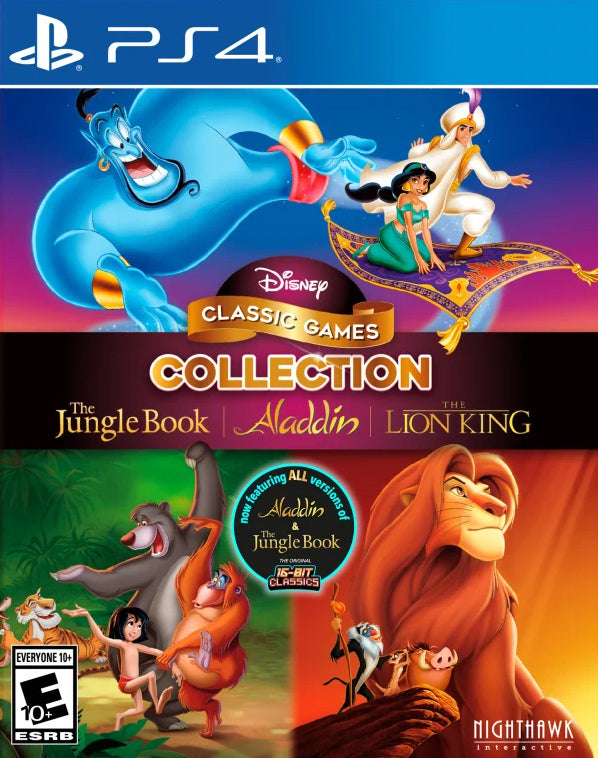 Disney Classic Games Collection: Aladdin, The Lion King, and Jungle Book (Playstation 4) (Online Order Only)