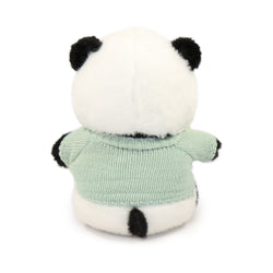 10-Inch Black and White Muffin Panda with Sweater (ONLINE ORDER ONLY)