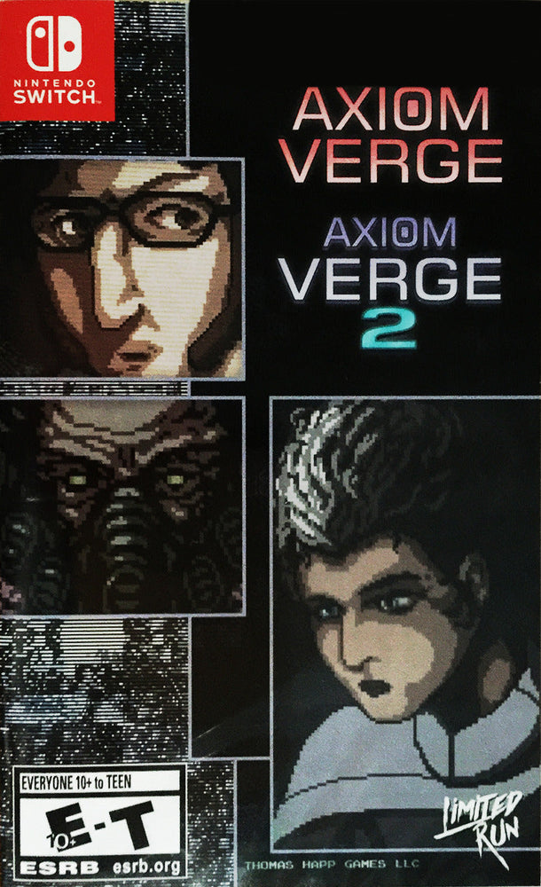 Limited Run #123 Axiom Verge + Axiom Verge 2 (Nintendo Switch) (ONLINE ORDER ONLY)