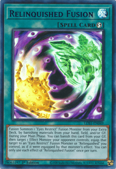 Relinquished Fusion (Purple) [LDS1-EN049] Ultra Rare (ONLINE ORDER ONLY)