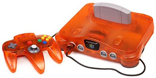 Atomic Orange Nintendo 64 System (Nintendo 64) (Online Only)