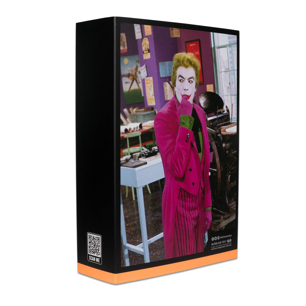 DC Retro The Joker Batman: Classic TV Series Black Light Gold Label 6-Inch Action Figure - Entertainment Earth Exclusive (Online Order Only)