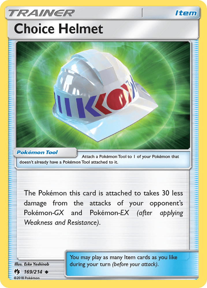 Choice Helmet (169/214) [Sun & Moon: Lost Thunder] (Online Only)