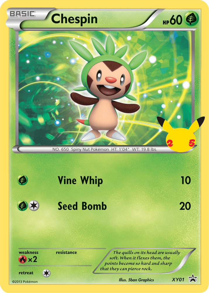 Chespin (XY01) [First Partner Pack] (Online Only)