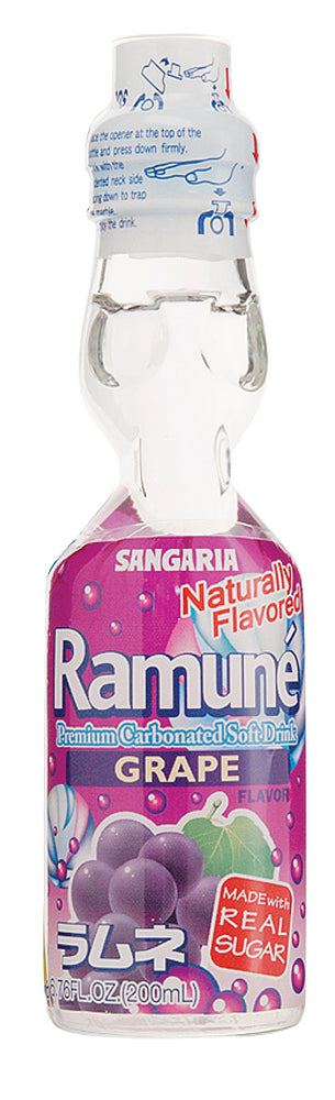 Ramune Grape Flavor (1 Bottle) (ONLINE ORDER ONLY)