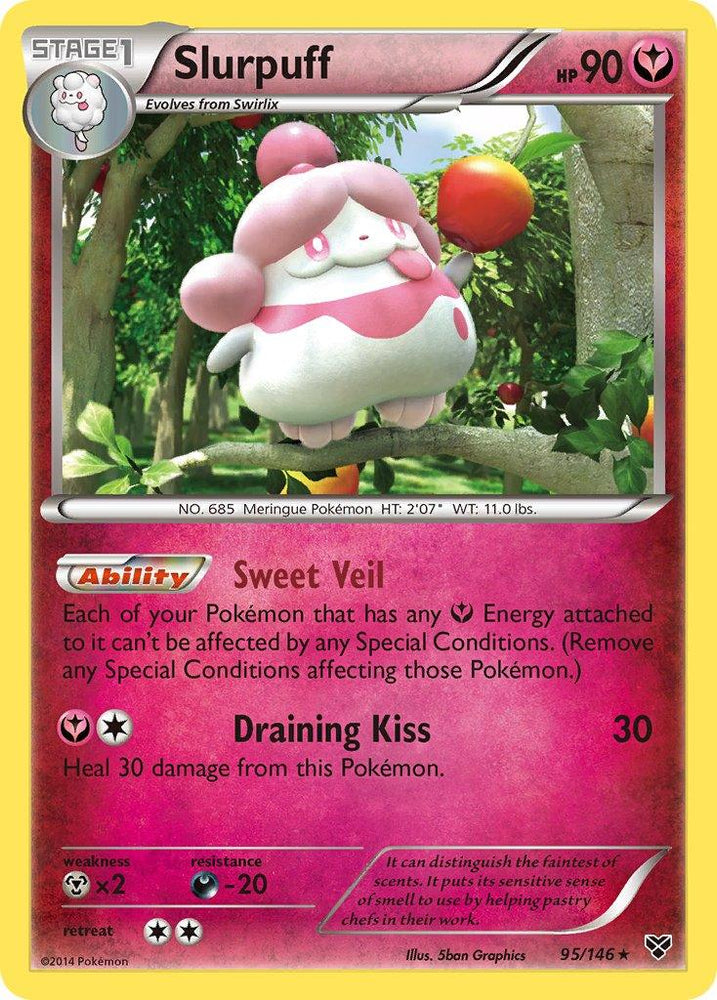 Slurpuff (95/146) (Theme Deck Exclusive) [XY: Base Set] (Online Only)