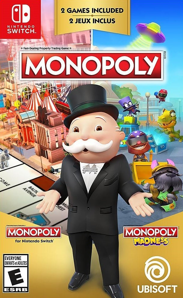 MONOPOLY for Nintendo Switch + MONOPOLY Madness (Nintendo Switch) (ONLINE ORDER ONLY)