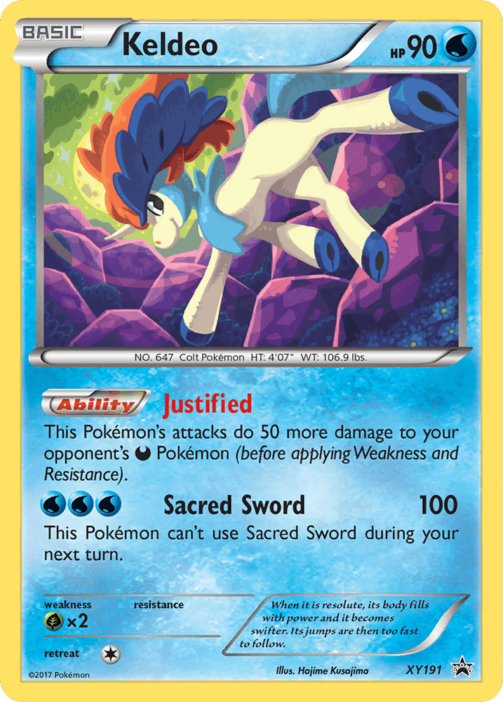 Keldeo (XY191) [XY: Black Star Promos] (Online Only)