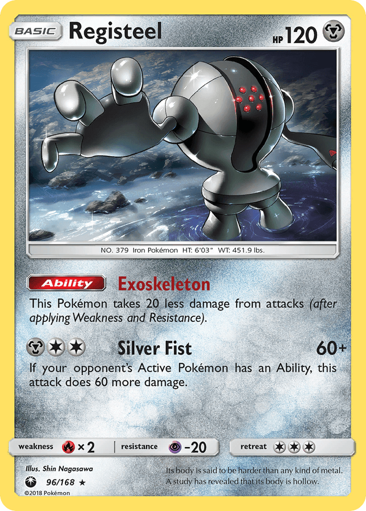 Registeel (96/168) [Sun & Moon: Celestial Storm] (Online Only)