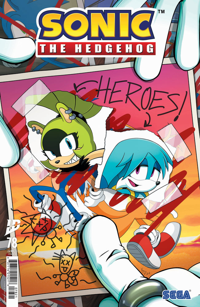 Sonic The Hedgehog #78 Variant B (Dobbins) (Online Order Only)