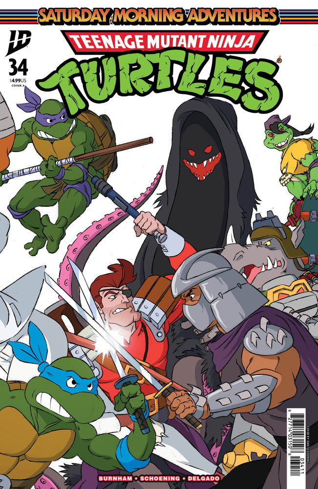 Teenage Mutant Ninja Turtles: Saturday Morning Adventures #34 Cover A (Schoening Connecting Cover Set) (ONLINE ORDER ONLY)