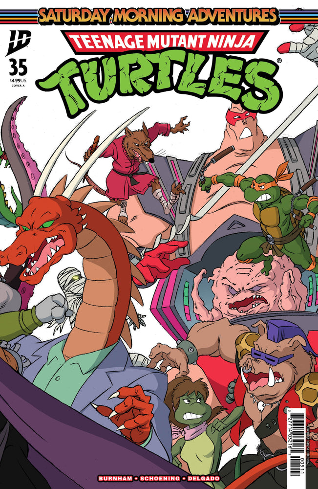 Teenage Mutant Ninja Turtles: Saturday Morning Adventures #35 Cover A (Schoening Connecting Cover Set) (ONLINE ORDER ONLY)