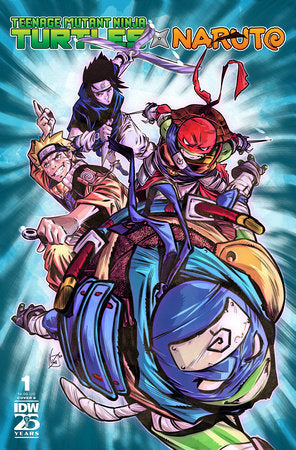 Teenage Mutant Ninja Turtles X Naruto #1 E Vincenzo Federici Variant (11/20/2024) Idw (ONLINE ORDER ONLY)