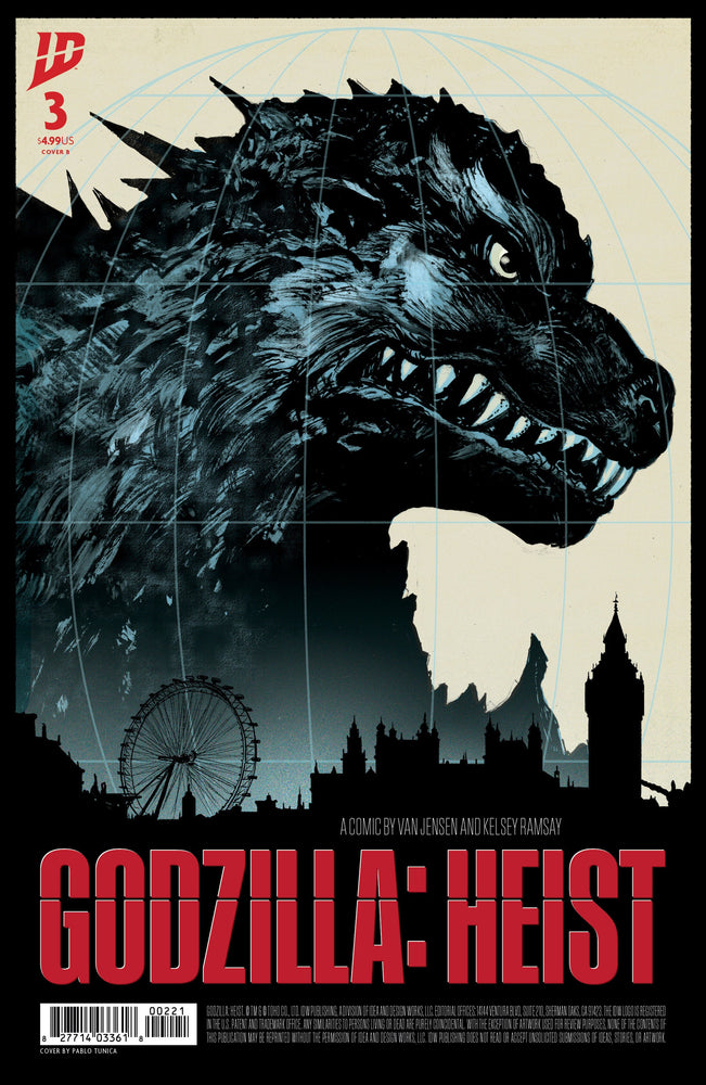 Godzilla: Heist #3 Variant B (Tunica Movie Poster Variant) (Online Order Only)
