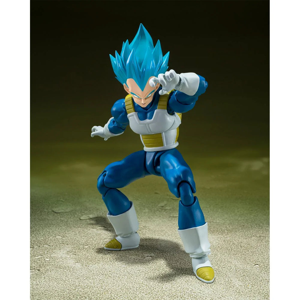 Dragon Ball Super Super Saiyan God Super Saiyan Vegeta Unwavering Saiyan Pride S.H.Figuarts Action Figure (Online Order Only)