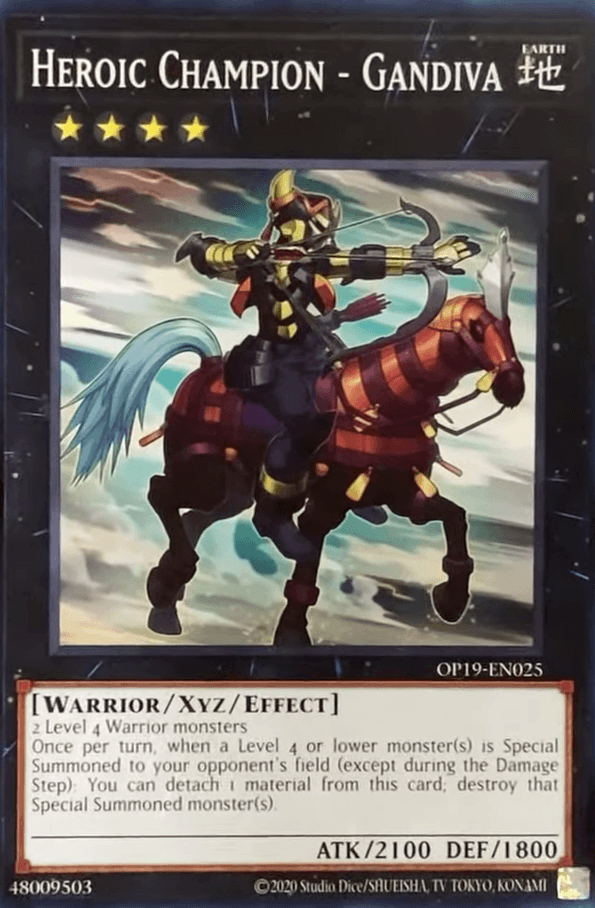 Heroic Champion - Gandiva [OP19-EN025] Common (ONLINE ORDER ONLY)