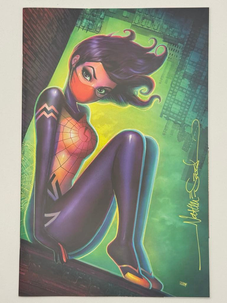 [Signed by Nathan Szerdy] EDGE OF SPIDER-VERSE #1 UNKNOWN COMICS NATHAN SZERDY EXCLUSIVE VIRGIN VAR [IN STOCK] (ONLINE ORDER ONLY)