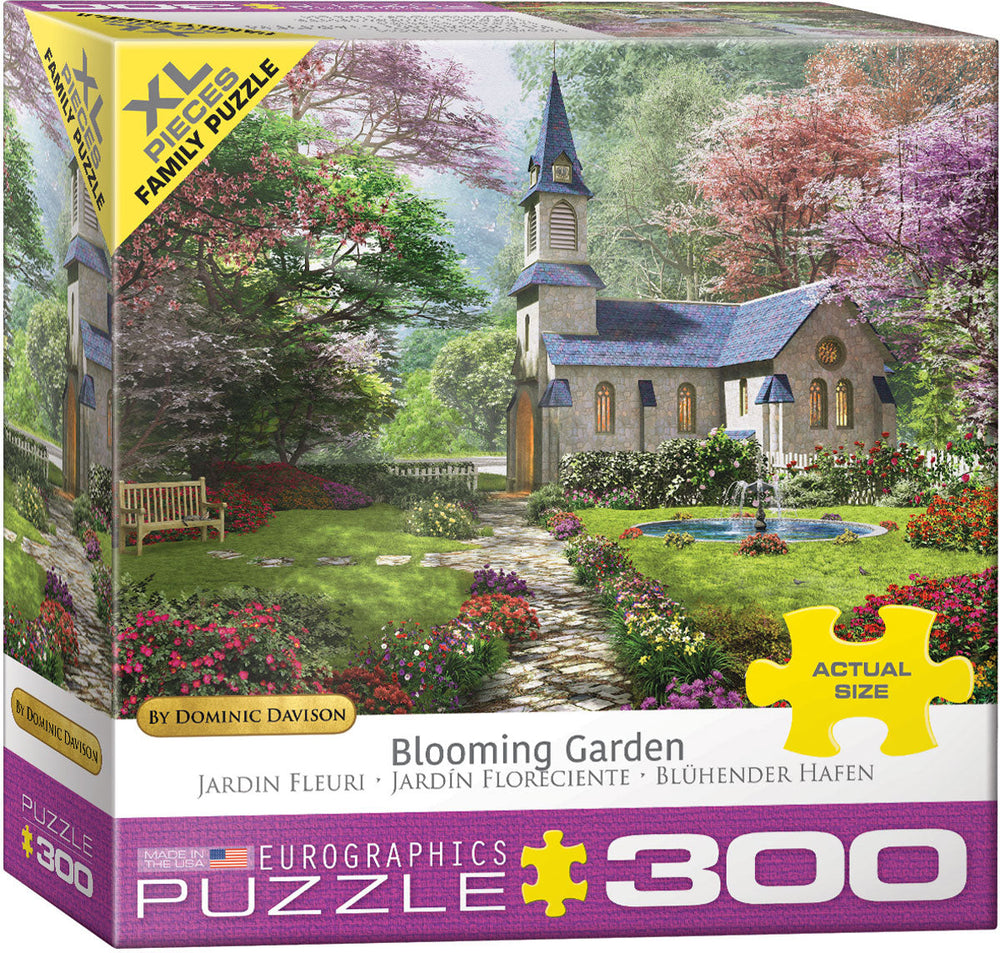 Puzzle: Family Oversize Puzzles - Blooming Garden by Dominic Davison