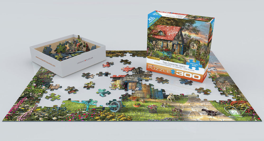 Puzzle: Family Oversize Puzzles - The Country Shed by Dominic Davison