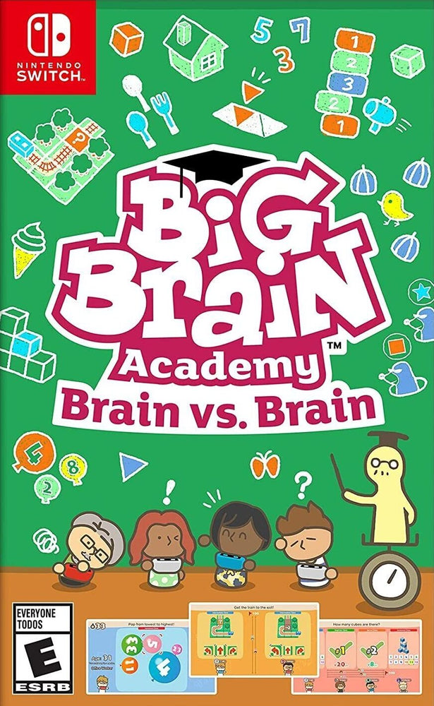 Big Brain Academy: Brain vs. Brain (Nintendo Switch) (ONLINE ORDER ONLY)