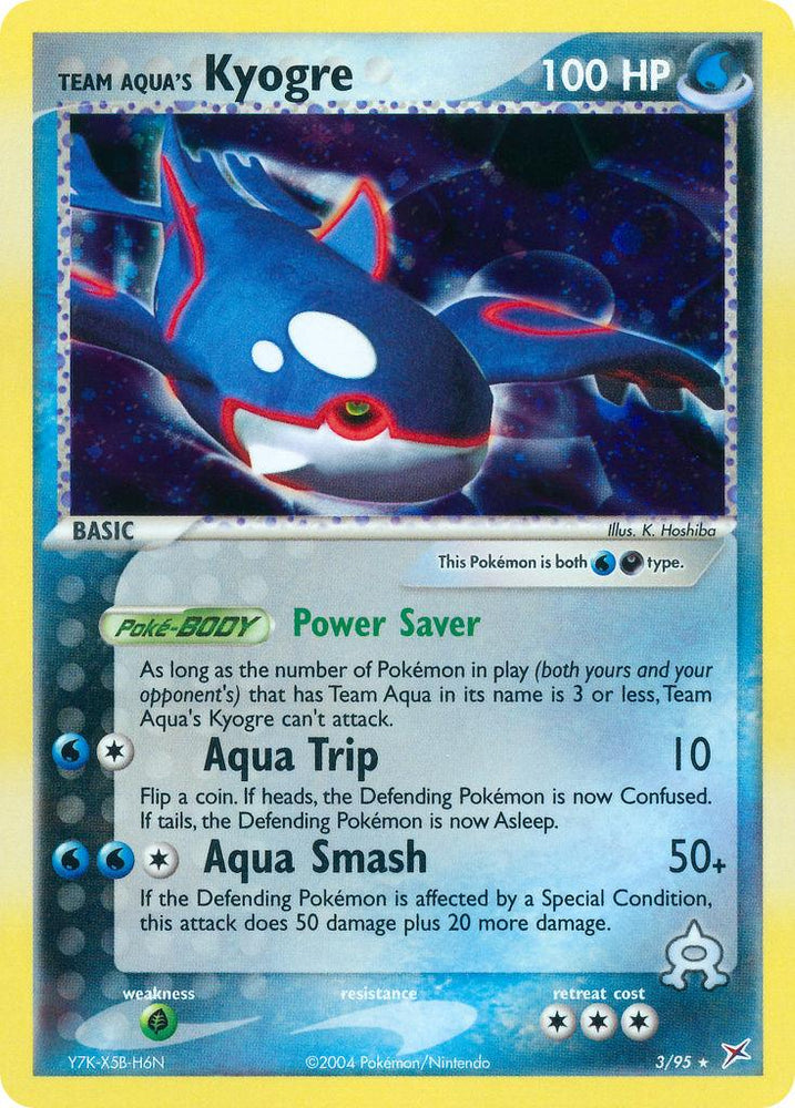 Team Aqua's Kyogre (3/95) (Theme Deck Exclusive) [EX: Team Magma vs Team Aqua] (Online Only)