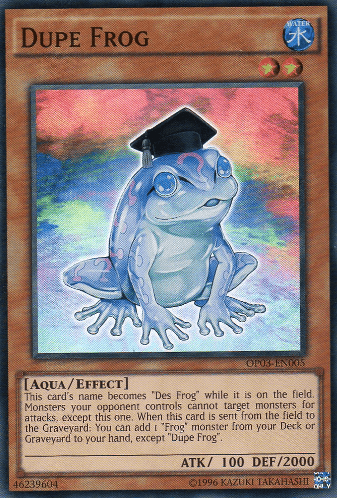 Dupe Frog [OP03-EN005] Super Rare (ONLINE ORDER ONLY)