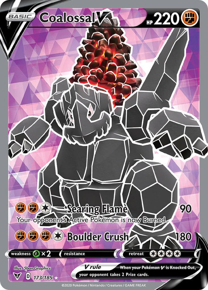 Coalossal V (173/185) [Sword & Shield: Vivid Voltage] (Online Only)