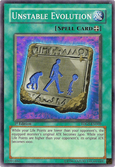 Unstable Evolution [TDGS-EN060] Super Rare (ONLINE ORDER ONLY)