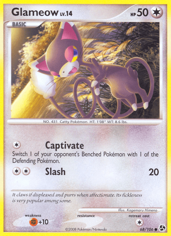 Glameow (68/106) [Diamond & Pearl: Great Encounters] (Online Only)