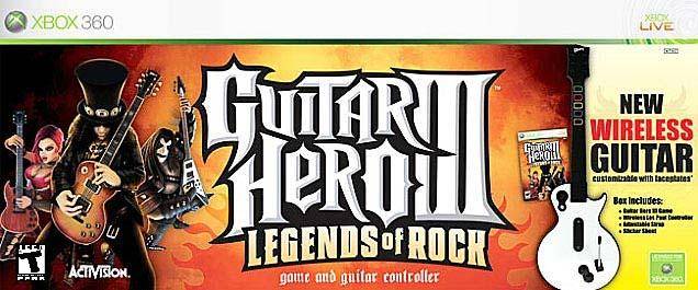 Guitar Hero III: Legends of Rock Bundle (Xbox 360) (ONLINE ORDER ONLY)