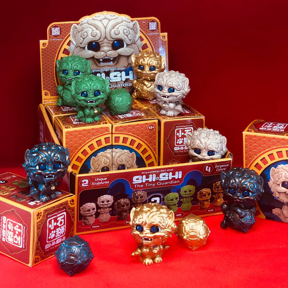 Shi-Shi the Tiny Guardian Mini Figure Full Set incl Chase