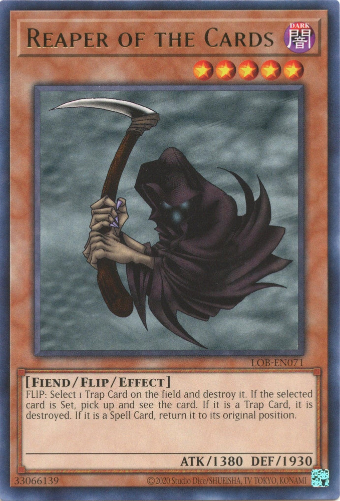 Reaper of the Cards (25th Anniversary) [LOB-EN071] Rare (ONLINE ORDER ONLY)