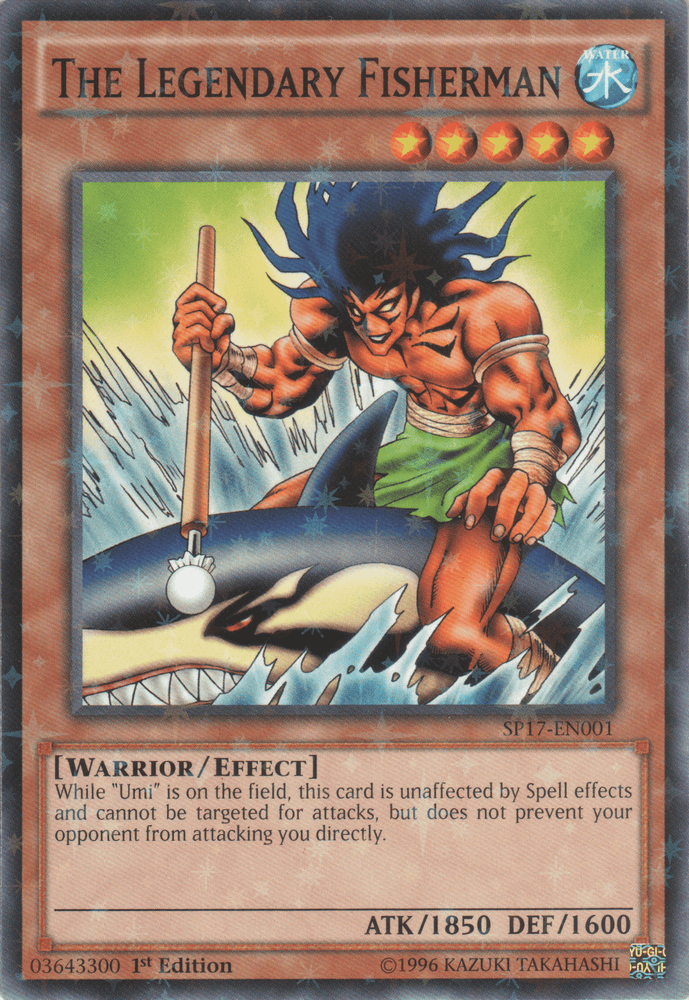 The Legendary Fisherman [SP17-EN001] Starfoil Rare (ONLINE ORDER ONLY)