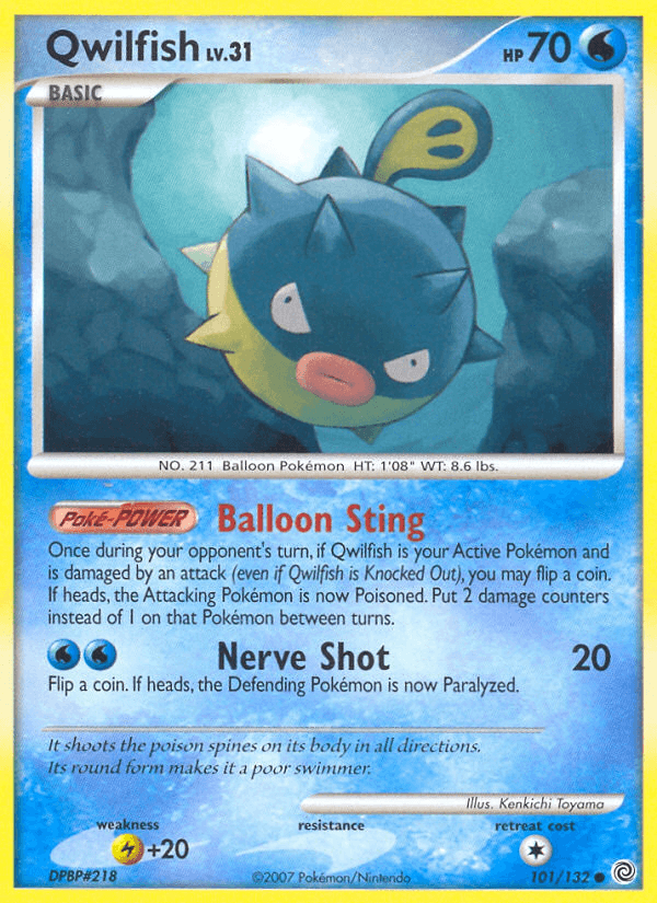 Qwilfish (101/132) [Diamond & Pearl: Secret Wonders] (Online Only)