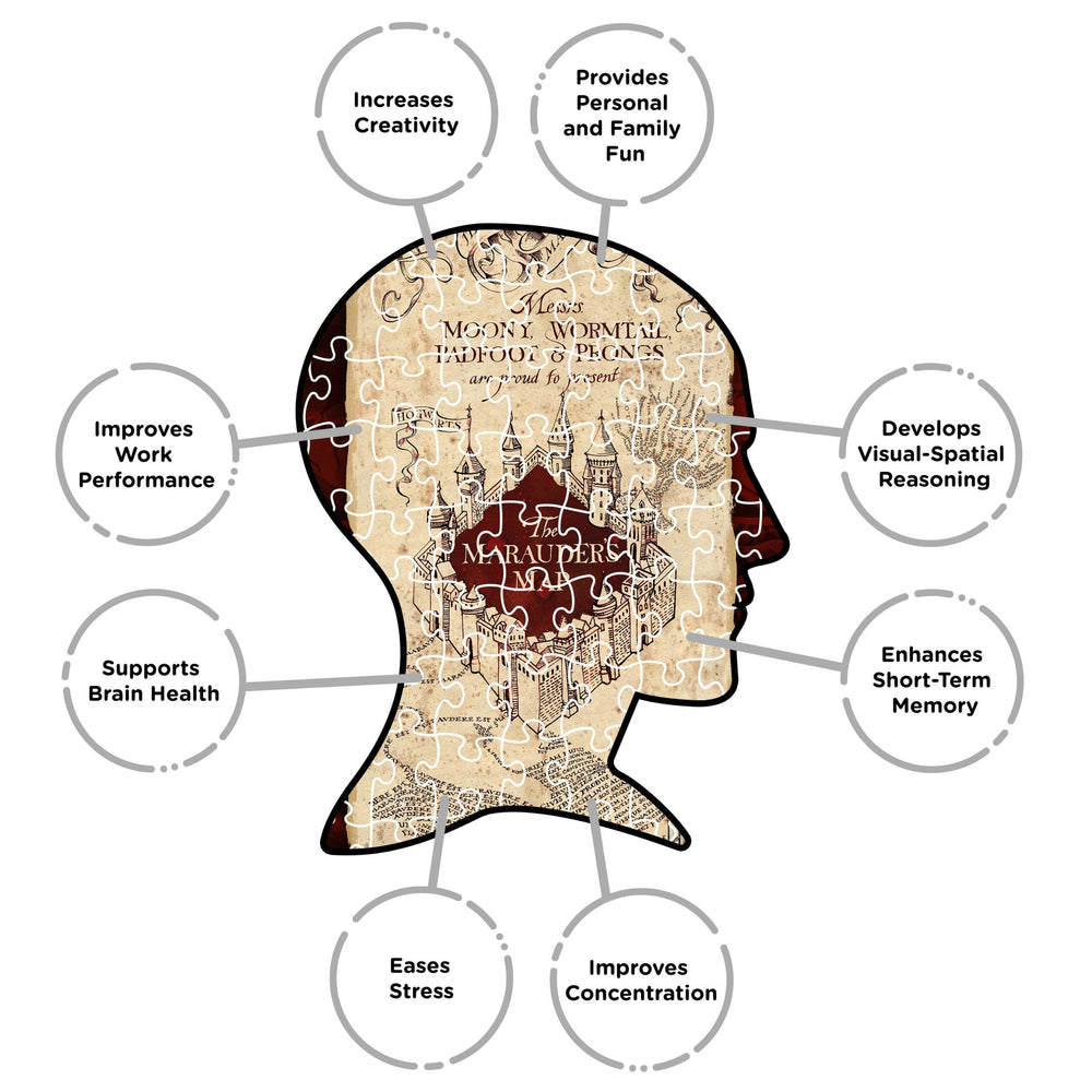 Aquarius Puzzles: Harry Potter Marauders Map